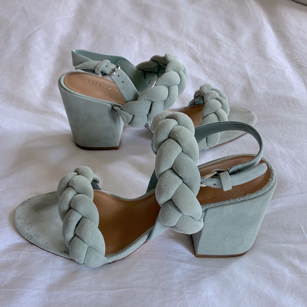 Rebecca Minkoff Baby Blue Suede Heels